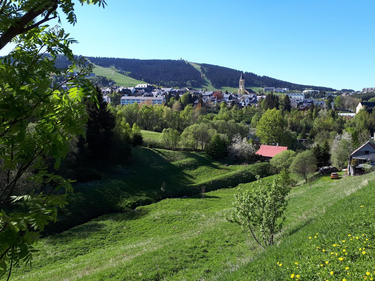 Ferienwohnung Aronia Garten Oberwiesenthal Eksteriør bilde